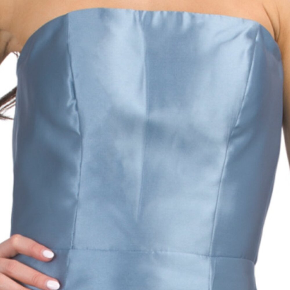 RENE BY RENE RUIZ 3d Strapless Floral Gown - Picture 3 of 4
